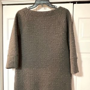 Lilla P gray XS quilted dress